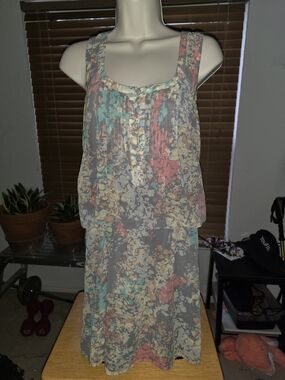 Jessica Simpson Floral Overlay Dress